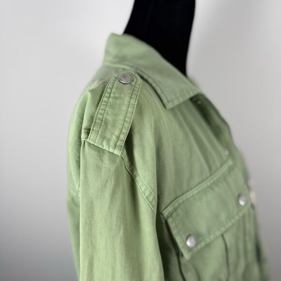 Blank NYC  XS Utility Jacket Cropped Lightweight - Picture 11 of 16